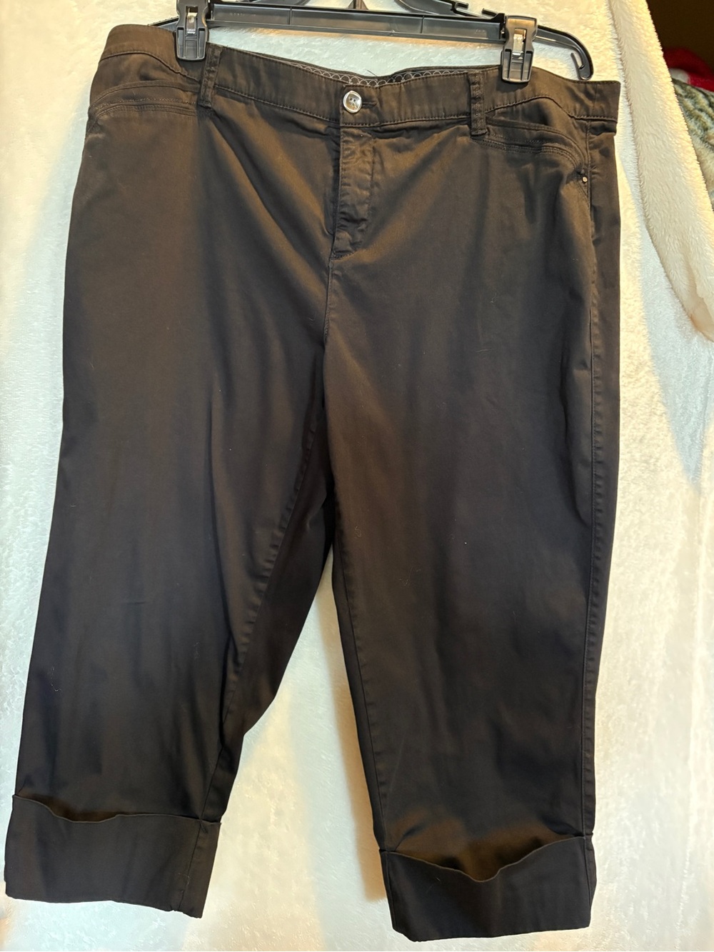 Women’s Black Tailored Dress Pants by Intro Love the Fit Size 18W
